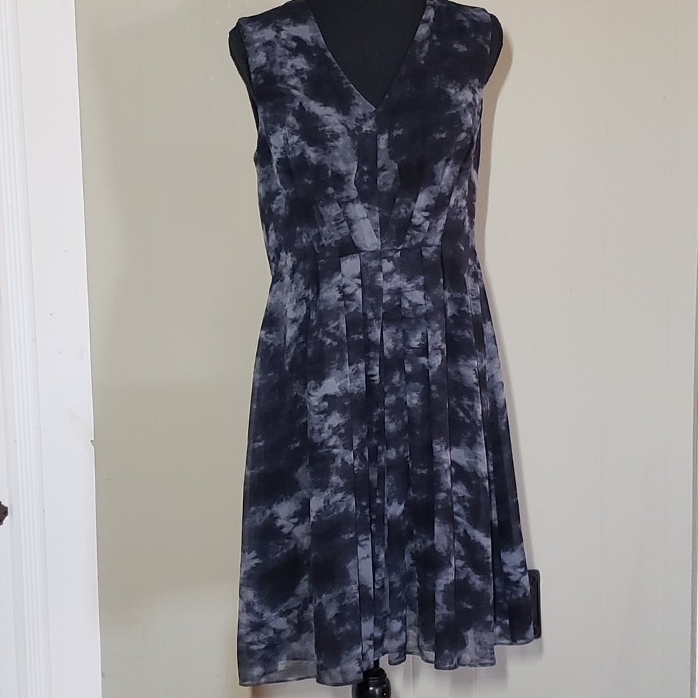 Coldwater Creek Black and Gray Sleeveless Dress Petite 6